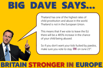 Name me one good thing that we have from the EU...