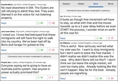 Straw poll - if the vote was repeated tomorrow, would you change your vote?