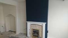 How to best use space around chimney breast - pics attached