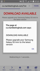 Site diverting to irrelevant gaming(?) app.