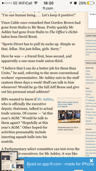Anyone watching Mike Ashley of Sports Direct being questioned live on BBC?
