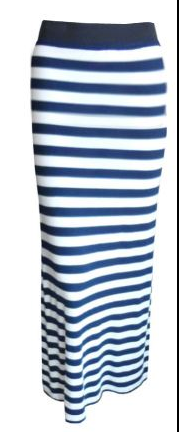 Looking for a blue and white stripy tube skirt (maternity wear)