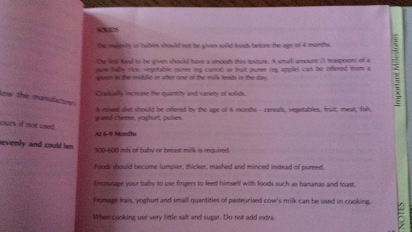 Health visitor says no baby porridge at 16 old any opinions pls