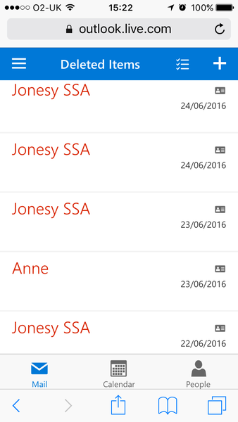 Need help with outlook/live acc