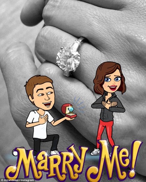Miranda Kerr engaged to Snapchat founder