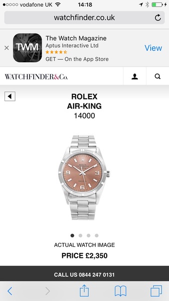 If you had 1k for a second hand watch?
