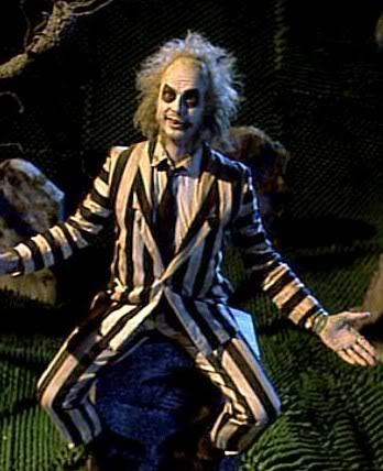 Striped trousers