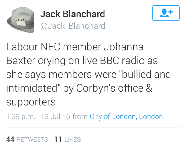 Corbyn still hanging in there