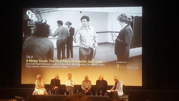 Jack Gold at the BFI (July-August 2016). Monday 25th July 2016 -  ^The Naked Civil Servant^  in NFT1 and Panel Discussion Event.