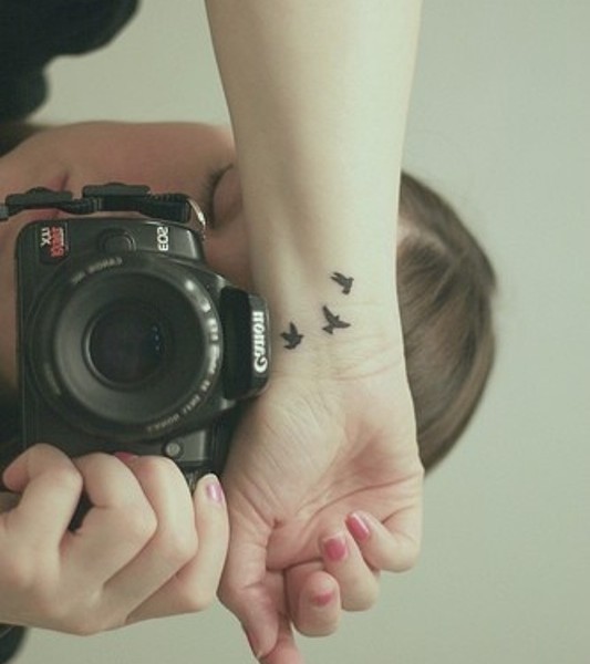 Wrist tattoos with your name...