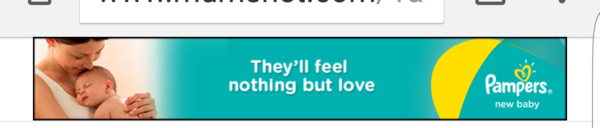 Ridiculous pampers ad