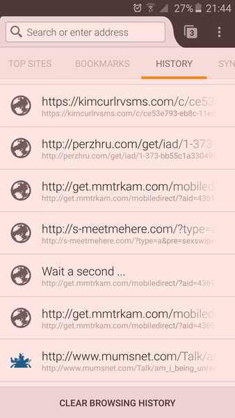 Livid - porn on my phone! please help