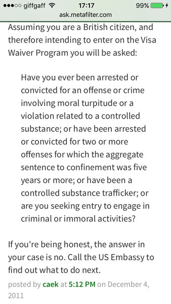 Getting a US visa with criminal conviction