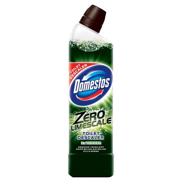 How to clean limescale stained toilet?