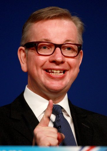 to feel slightly repulsed by this photo of Mr Gove in his too tight trousers?