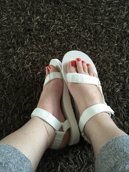 Teva sandals. Hideous? Comfortable? I just don't know