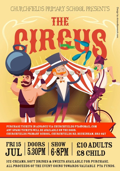 The Circus at Churchfields School this Friday
