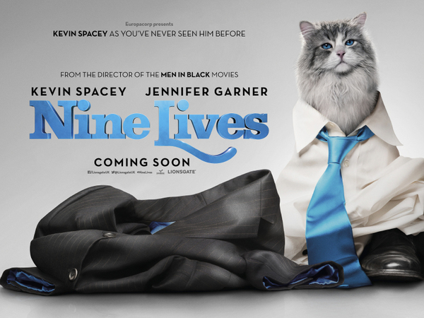 Celebrate the new Kevin Spacey film Nine Lives with tales of how your pet has a human trapped inside - £300 voucher to be won! NOW CLOSED