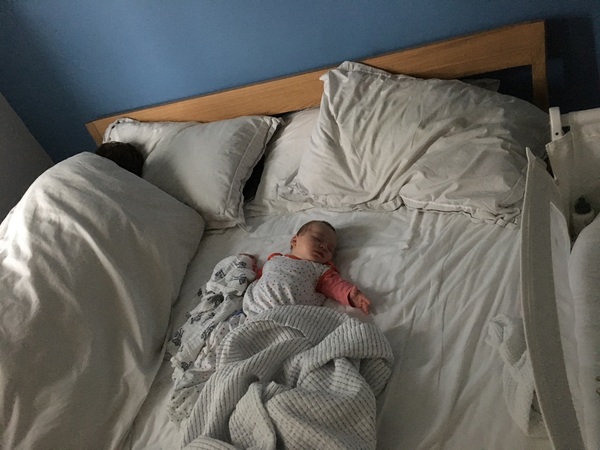 Can babies sense you and wiggle towards you in sleep?