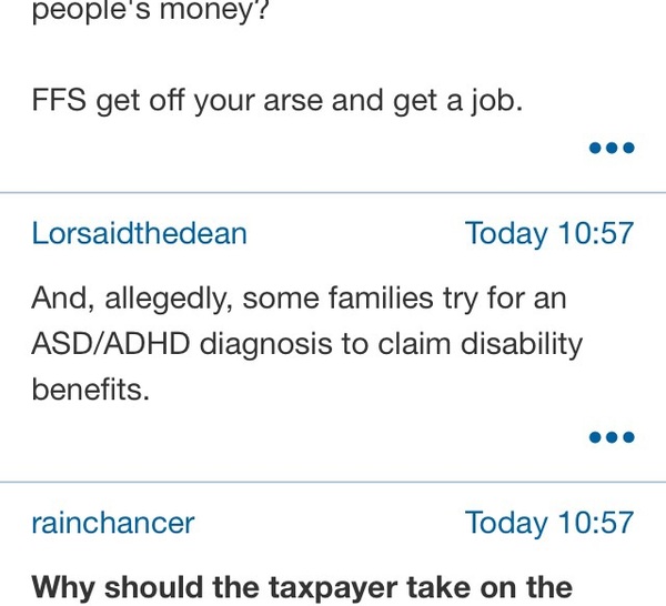 To be gutted that I won't be getting tax credits for 3rd child?