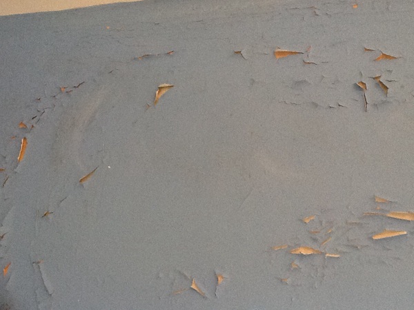 Why are our bathroom walls doing this and how can we fix it?