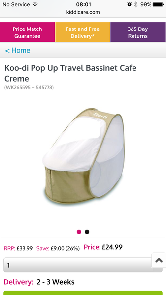 Camping with baby