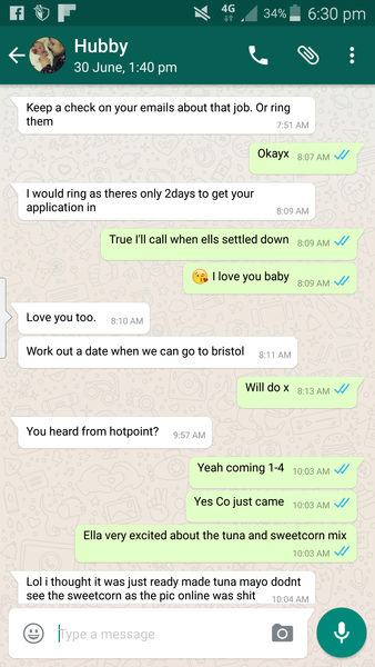 Texts,  what are yours like from your dp/dh?