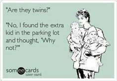 Annoying comment about newborn twins - witty comebacks or let it go?