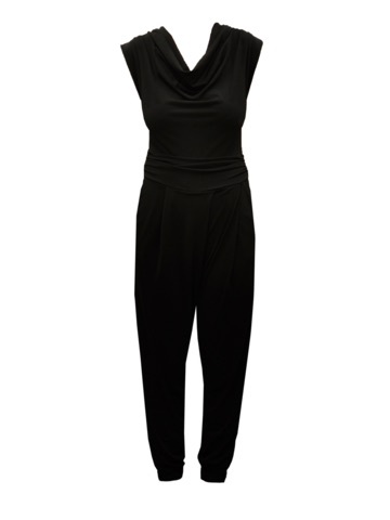what shoes with black jumpsuit