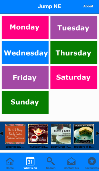 New Preschooler Activity Finder App