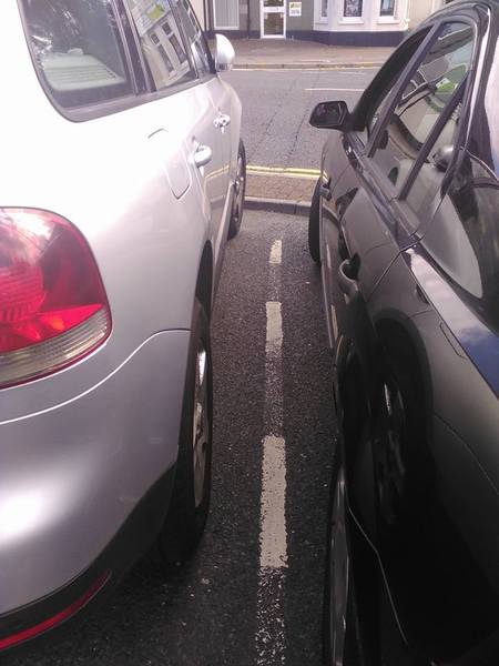To think parking guy was a twat and drinking guy was also a twat