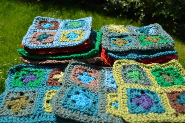 Woolly Hugs. Our Project to help refugees continues. One square, one blanket, a pair of gloves, one warm hat, one step at a time, really every little thing will help. All support welcome.