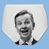to feel slightly repulsed by this photo of Mr Gove in his too tight trousers?