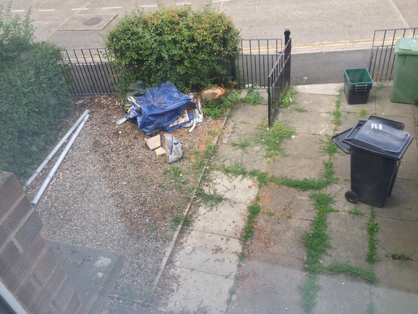 ugly concrete yard woes