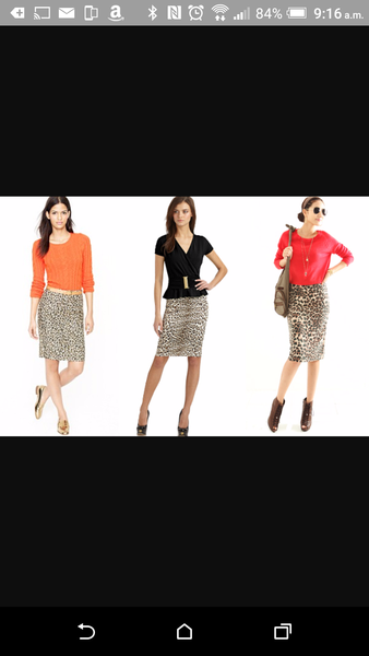 What colours go with brown leopard print?