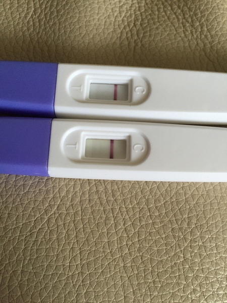 faint positive after CP and MC