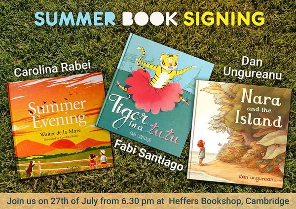 Children Books signing event @Heffers Bookshop, Cambridge, July 27th