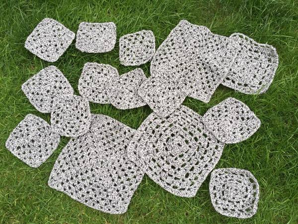 Woolly Hugs. Our Project to help refugees continues. One square, one blanket, a pair of gloves, one warm hat, one step at a time, really every little thing will help. All support welcome.