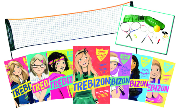 Did you love boarding school books? If so tell us why for chance to win a tennis-themed prize worth over £100 incl Trebizon books + tennis garden set
