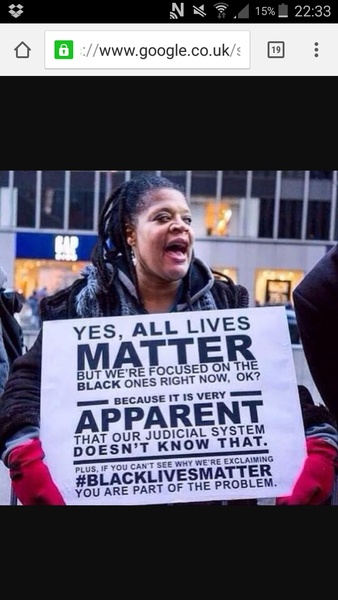 So do Black lives actually matter then?