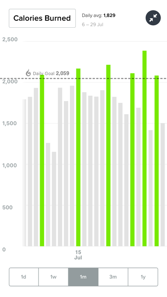 Fitbit calories burned?