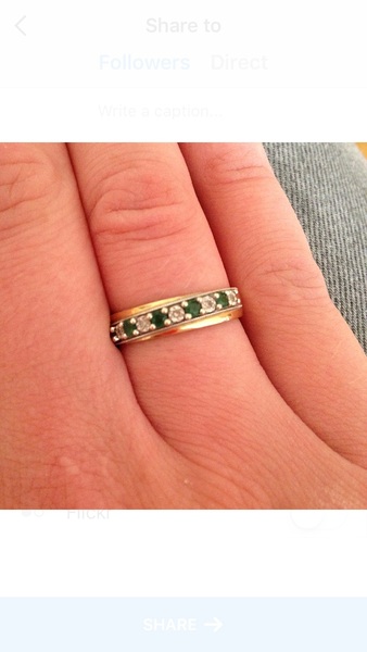 To want to change my eternity ring?