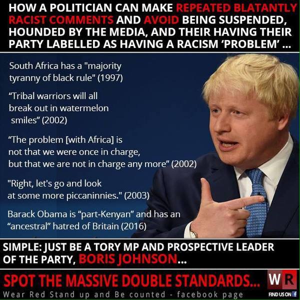 Boris Johnson is foreign secretary