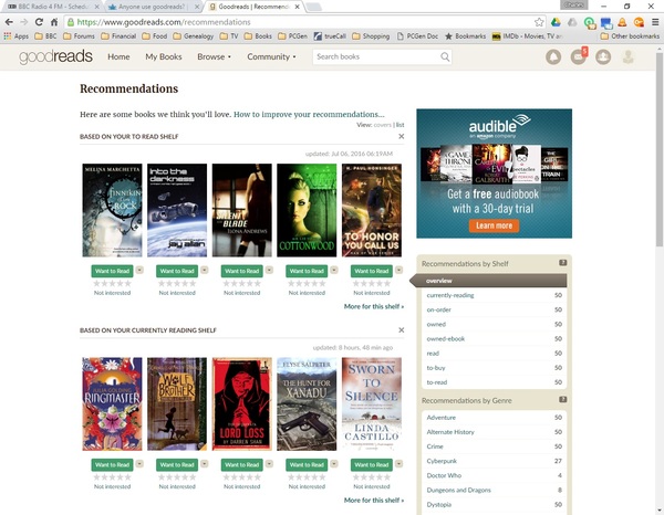 Anyone use goodreads?