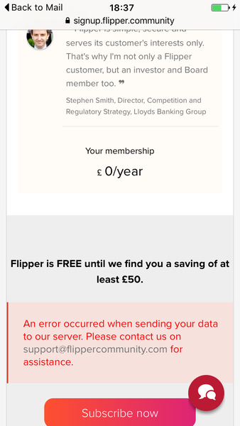Flipper energy switching feedback thread - £300 voucher to be won NOW CLOSED