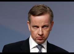 to feel slightly repulsed by this photo of Mr Gove in his too tight trousers?