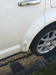 To ask what happens when you scrape your car?