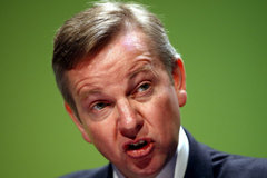 to feel slightly repulsed by this photo of Mr Gove in his too tight trousers?