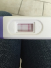 faint positive after CP and MC