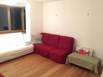 awkward lounge (inc pics) - any ideas?